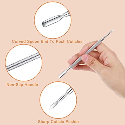 4 Pieces Cuticle Pusher Nail Cuticle Pusher Cuticle Pusher Cuticle Pusher Sta...
