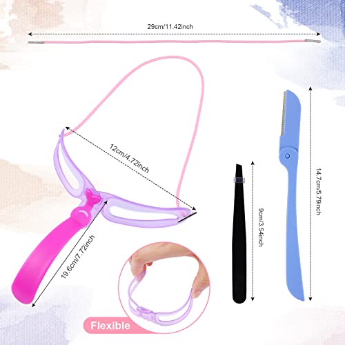 4 Pieces Eyebrow Stencil 8 Styles Eyebrow Template DIY Grooming Eyebrow Shapi...