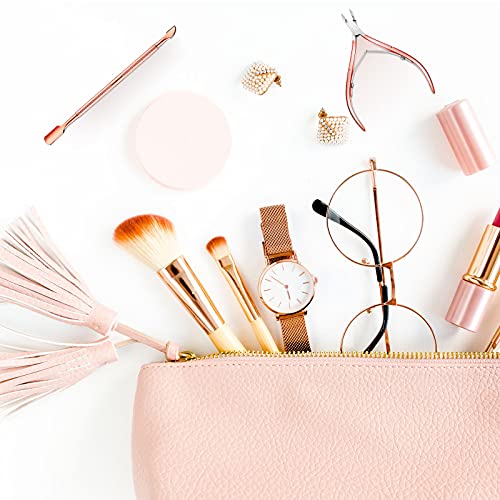 8 Pieces Cuticle Trimmer with Cuticle Pusher Set Include 4 Stainless Steel Cu...