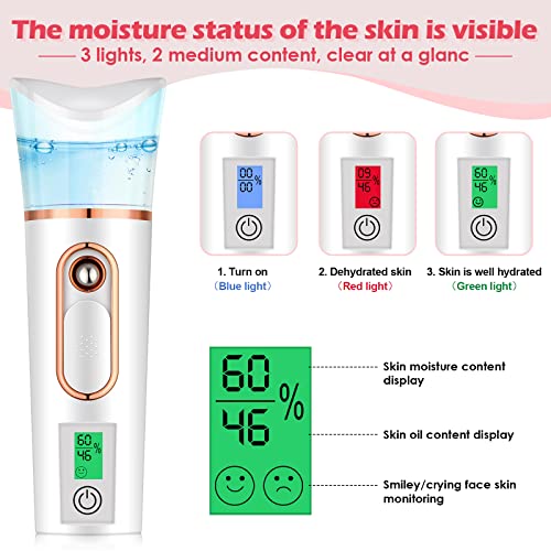 Mister for Lash Extensions USB Eyelash Fan Dryer Portable Nano Facial Mister ...