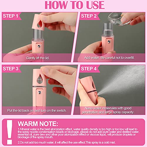 Nano Mist Sprayer Eyelash Extensions Mini Facial Steamer 20ml Portable Face M...