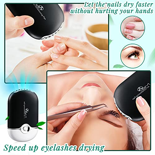 USB Mini Eyelash Fan and Potable Nano Facial Mister Rechargeable Handheld Eye...
