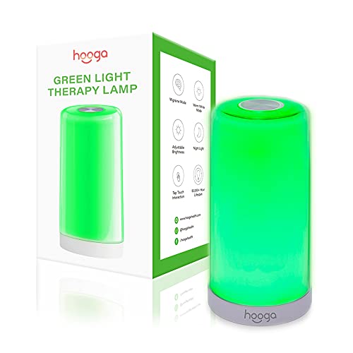 Hooga Green Light Therapy Lamp for Migraines, Headaches, Insomnia, Light Sens...