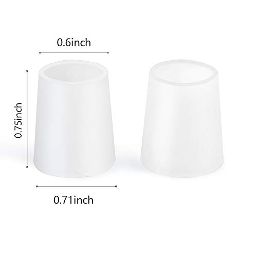 Hoogoo 10 Pack Pinky Toe Sleeves Protectors, Toe Covers, Protect Toe from Rub...