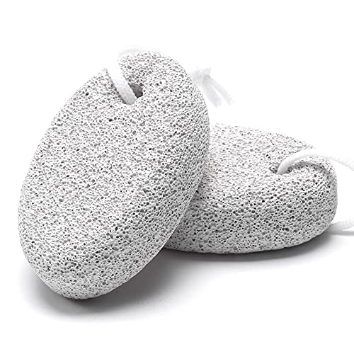 2PCS Natural Pumice Stone for Feet, HOOMBOOM Lava Pedicure Tools Hard Skin Ca...