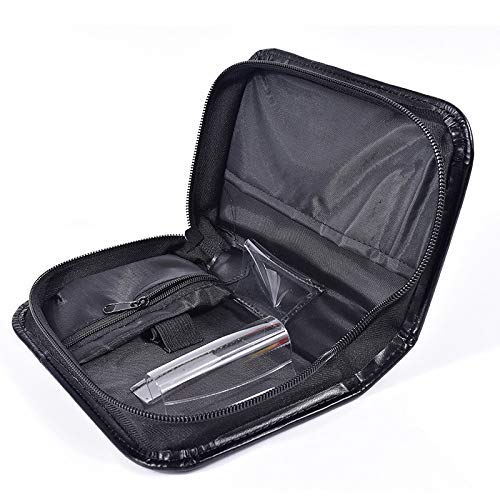 Hooshion PU Leather Glucose Meter Storage Bag,Travel Case Organizer Pouch for...