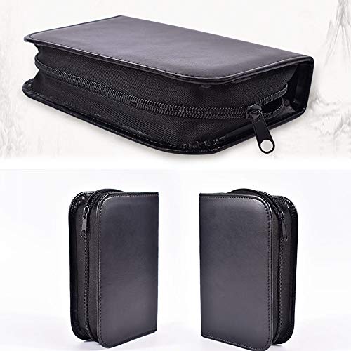 Hooshion PU Leather Glucose Meter Storage Bag,Travel Case Organizer Pouch for...