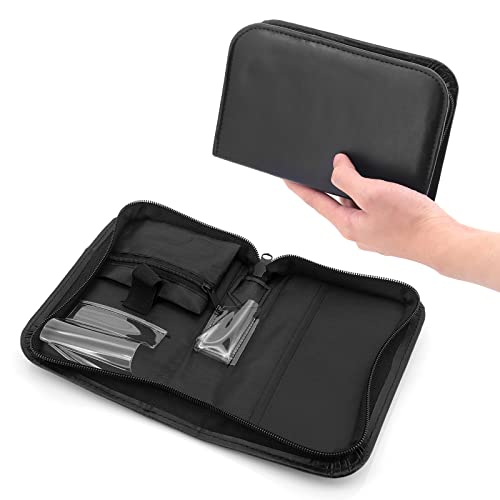 Hooshion PU Leather Glucose Meter Storage Bag,Travel Case Organizer Pouch for...
