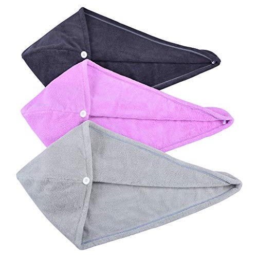 HOPESHINE Hair Drying Towel Twist Women's Soft Shower Microfiber Towels for H...