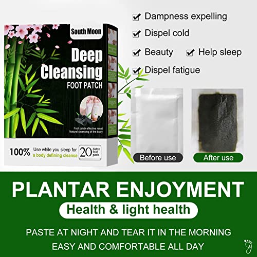 Foot Pads, Natural Deep Cleansing Foot Pads for Relieve Stress and Take Foot ...