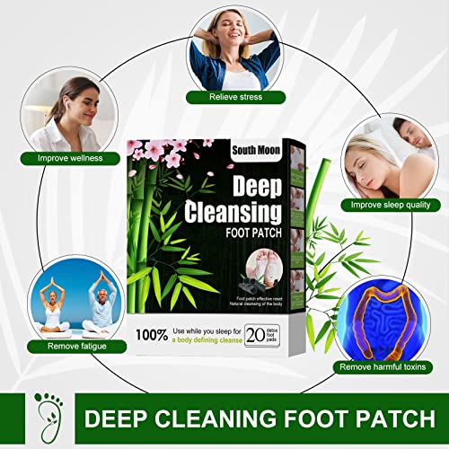 Foot Pads, Natural Deep Cleansing Foot Pads for Relieve Stress and Take Foot ...