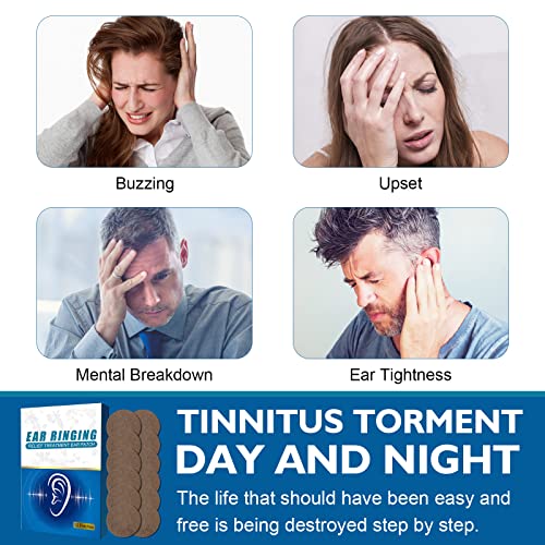 Tinnitus Relief Patches, Tinnitus Relief for Ringing Ears for Hearing Loss an...