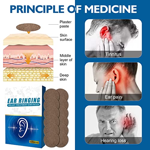 Tinnitus Relief Patches, Tinnitus Relief for Ringing Ears for Hearing Loss an...