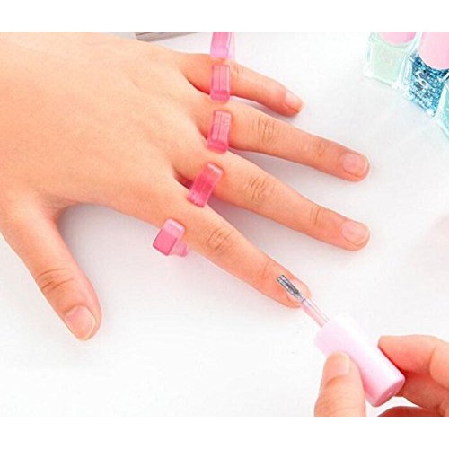 Hosaire 1 Pair Toe Separators, Soft Two Silicone Finger Toe Spacers, Great To...