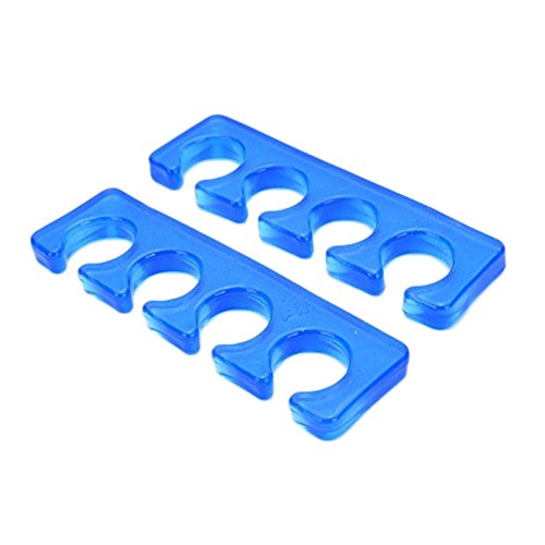 Hosaire 1 Pair Toe Separators, Soft Two Silicone Finger Toe Spacers, Great To...