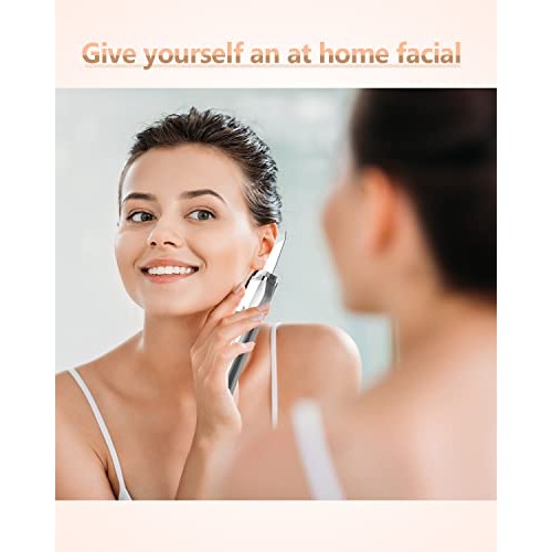 Skin Scrubber Face Spatula Blackhead Remover Pore Cleaner with 4 Modes Plus 4...