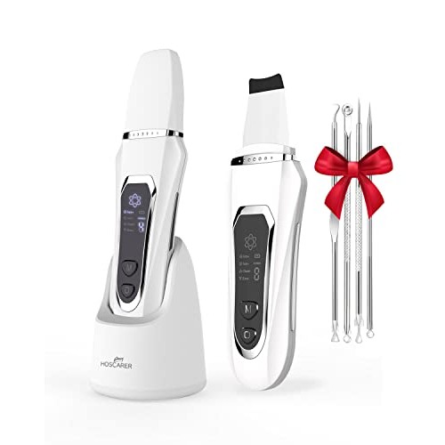 Skin Scrubber Face Spatula Blackhead Remover Pore Cleaner with 4 Modes Plus 4...