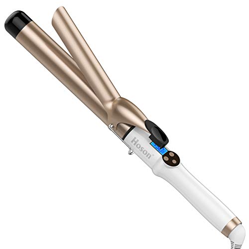 Hoson 1 1/4 Inch Curling Iron Professional Ceramic Tourmaline Coating Barrel ...