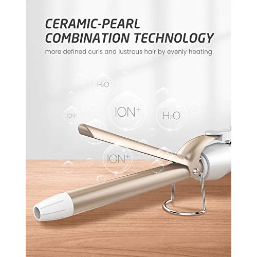 Hoson 3/4 Inch Curling Iron for Short Hair, Long Barrel Curling Irons for Wom...