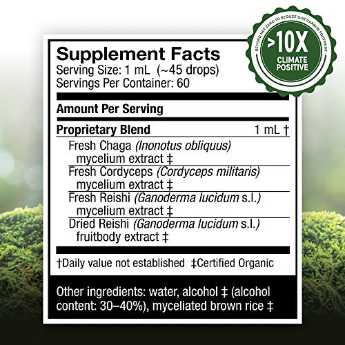 Host Defense, Breathe Extract, Respiratory Support, Mushroom Supplement with ...