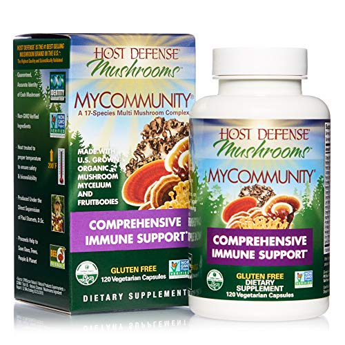 Host Defense, MyCommunity Capsules, Advanced Immune Support, Mushroom Supplem...