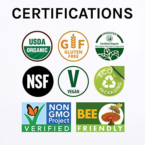 Host Defense, Turkey Tail Mushroom Powder, Supports Immune Health, Certified ...