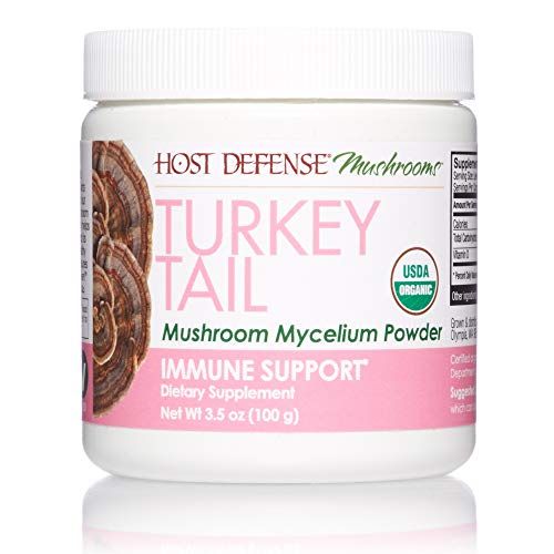 Host Defense, Turkey Tail Mushroom Powder, Supports Immune Health, Certified ...