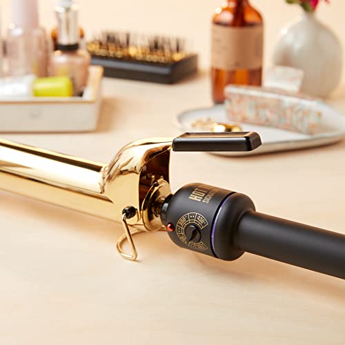 HOT TOOLS Pro Signature Gold Curling Iron, 1-1/4 Inch