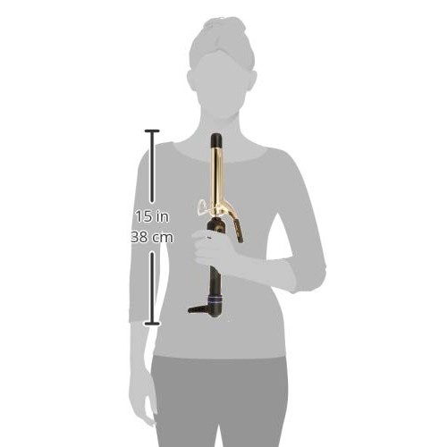 HOT TOOLS Professional 24K Gold Curling Iron/Wand, 1 inch