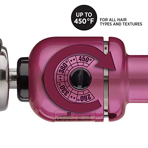 HOT TOOLS Professional Pink Titanium Curling Iron/Wand, 1 Inch