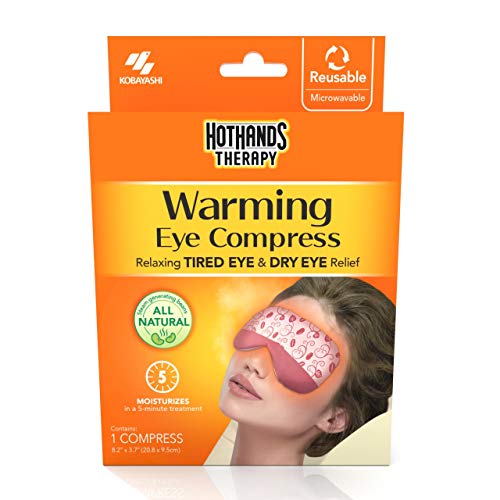 HotHands Steam Therapy Unscented Reusable Eye Pillow, Red, One Size