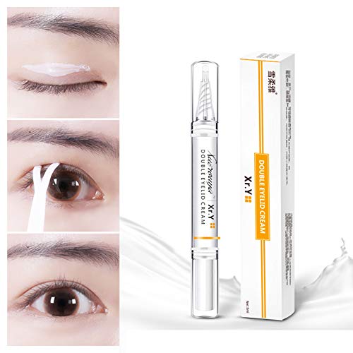 Hotiary Double Eyelid Glue with Y-shaped Fork - Double Eyelid Pen - Long-last...
