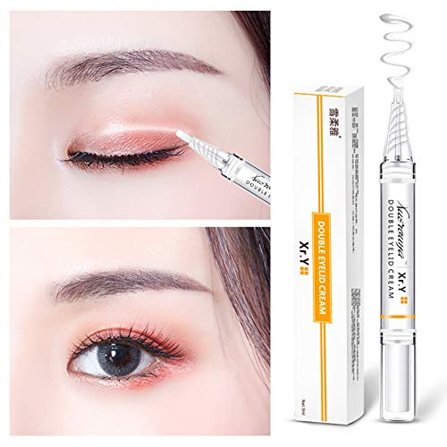 Hotiary Double Eyelid Glue with Y-shaped Fork - Double Eyelid Pen - Long-last...
