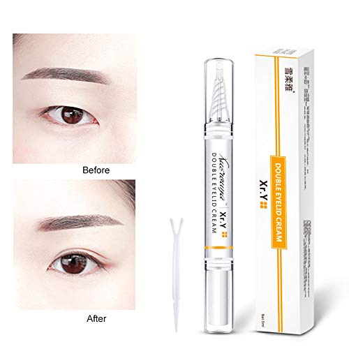 Hotiary Double Eyelid Glue with Y-shaped Fork - Double Eyelid Pen - Long-last...