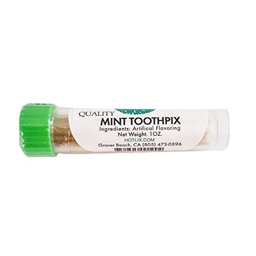 HOTLIX TOOTHPIX Cinnamon & Mint Toothpicks .16 oz (14-16 stix per tube) Varie...