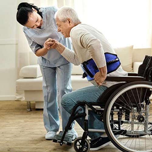 Gait Belt with Multi Handles, Transfer Walking Belt with Quick-Release-Buckle...