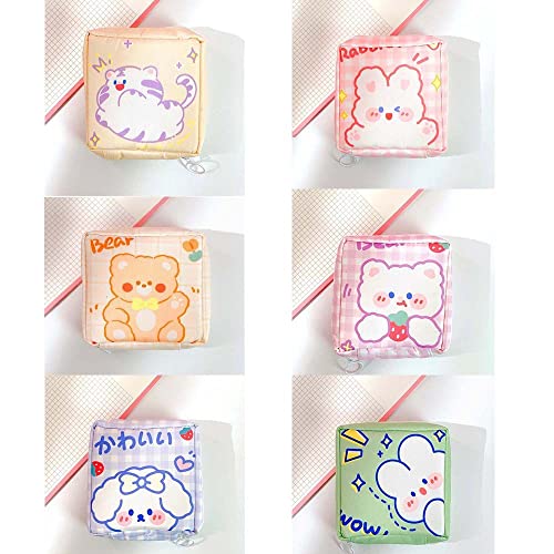 Houchu Large Capacity Zipper Coin Purse Clutch Bag Makeup Case Sanitary Pad P...