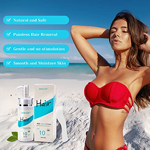 HOULIY Hair Removal Cream - Newest Effective & Painless & Non-Irritating Mois...