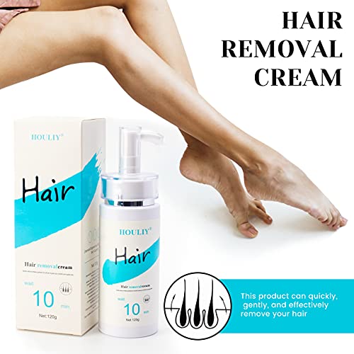 HOULIY Hair Removal Cream - Newest Effective & Painless & Non-Irritating Mois...