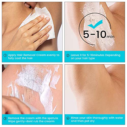 HOULIY Hair Removal Cream - Newest Effective & Painless & Non-Irritating Mois...