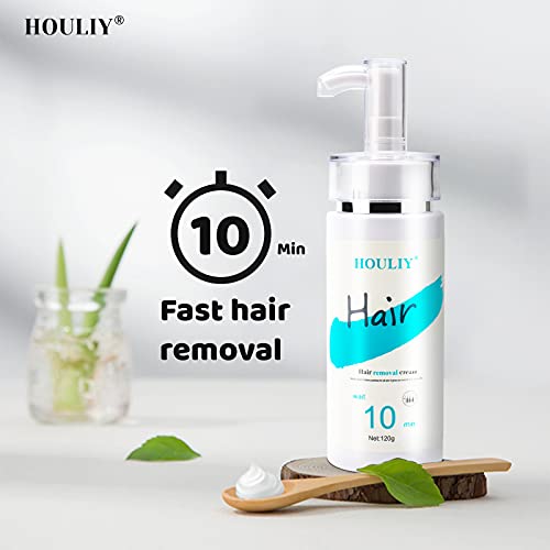 HOULIY Hair Removal Cream - Newest Effective & Painless & Non-Irritating Mois...