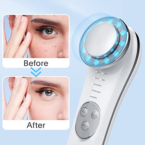 Facial Massager, Skin Care Tools 7 in 1 High Frequency Facial Machine, Skin C...