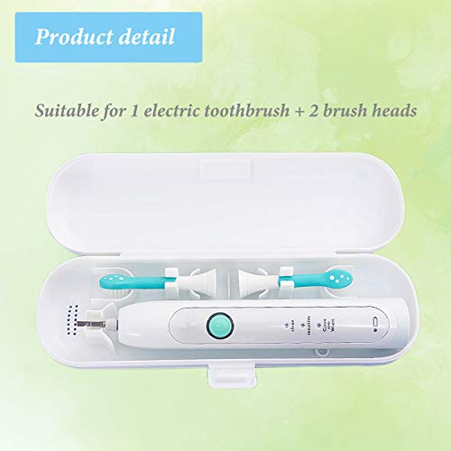 2 Pcs Electric Toothbrush Travel Case, Portable Travel Toothbrush Holder for ...