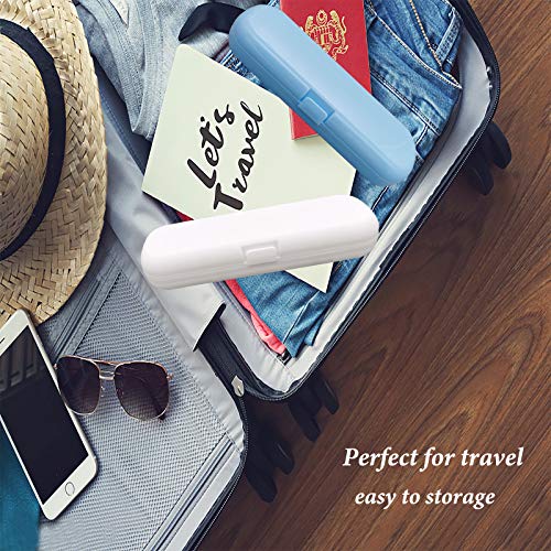 2 Pcs Electric Toothbrush Travel Case, Portable Travel Toothbrush Holder for ...