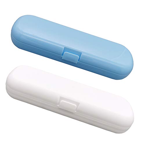 2 Pcs Electric Toothbrush Travel Case, Portable Travel Toothbrush Holder for ...
