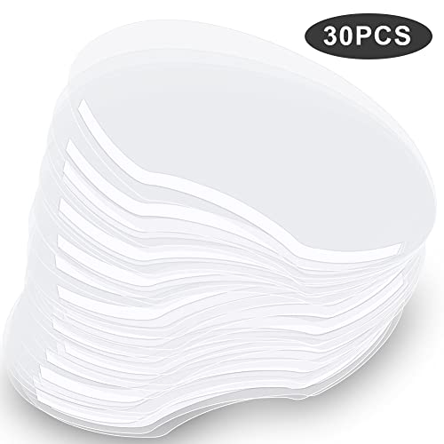 30 PCS Shower Face Eye Shields，Clear Visors Eye Protector Makeup Protective ...