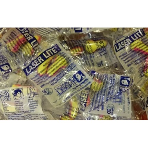 Howard Leight by Honeywell Laser Lite High Visibility Disposable Foam Earplug...