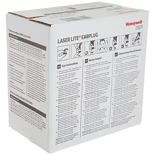 Howard Leight by Honeywell Laser Lite High Visibility Disposable Foam Earplug...