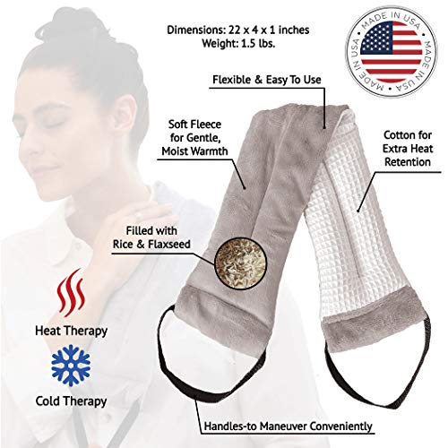 Heating Pad Solutions Versatile Buddy - Microwave Heating Pad for Cramps and ...