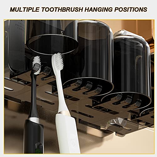 HPDEAR Multifunctional Toothbrush Holder and Automatic Toothpaste Dispenser S...